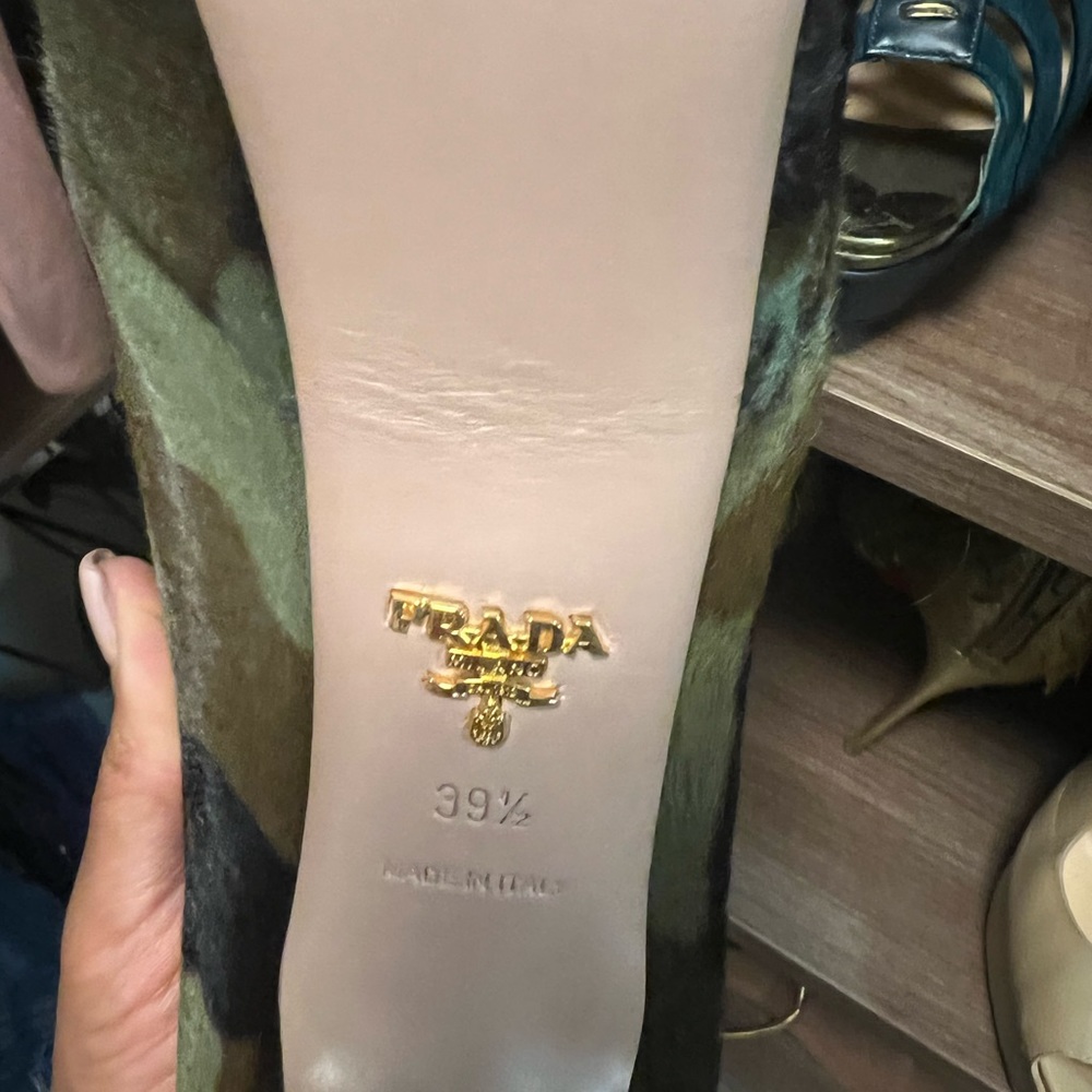 Authentic Prada Camouflage Platforms - image 7